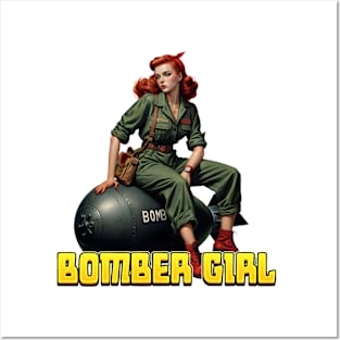 BOMBERGIRL Posters and Art